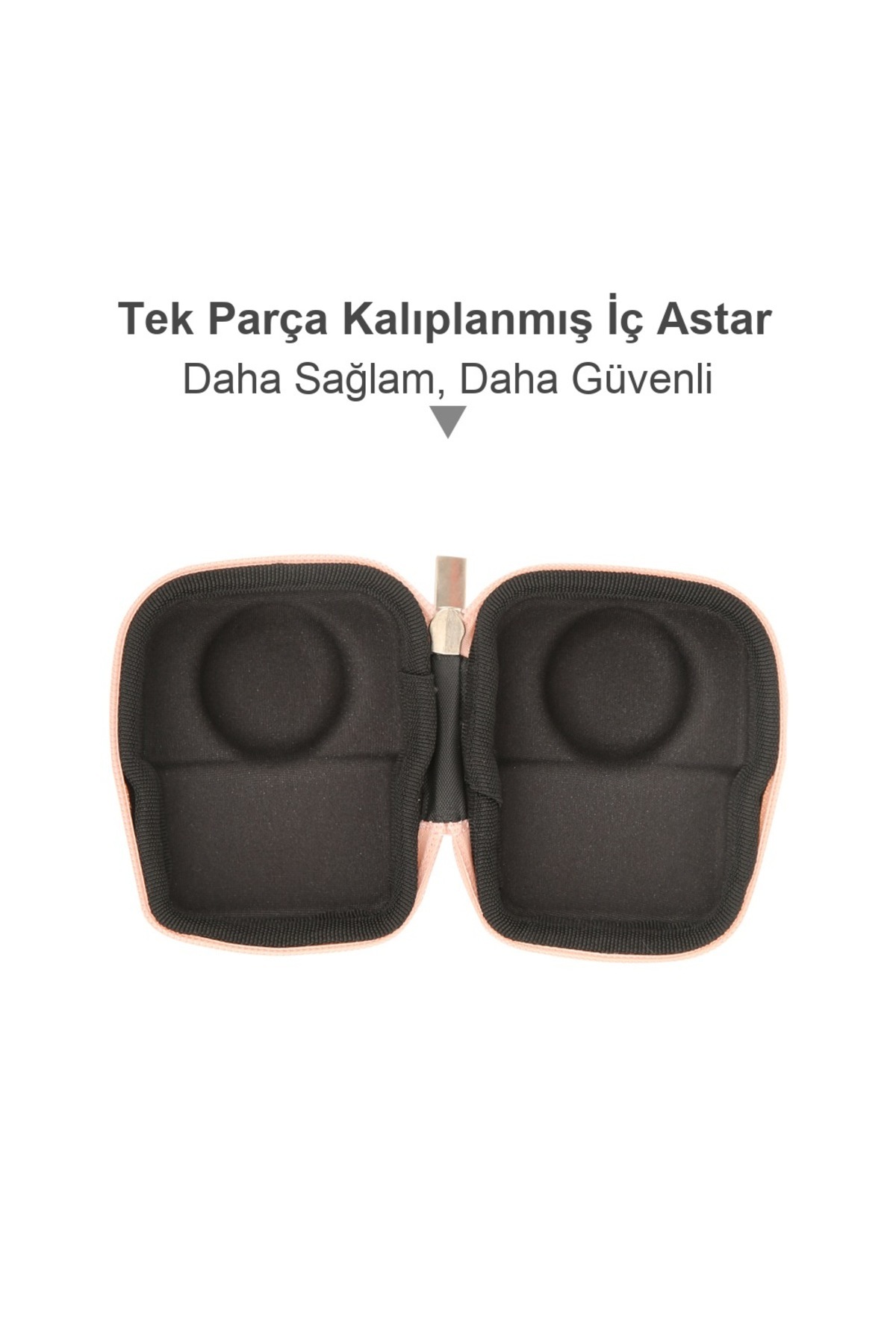 DJI Osmo 360 / 360 II Uyumlu Mini Sert Saklama Çantası Karabinalı Taşıma Kutusu - Görsel 3