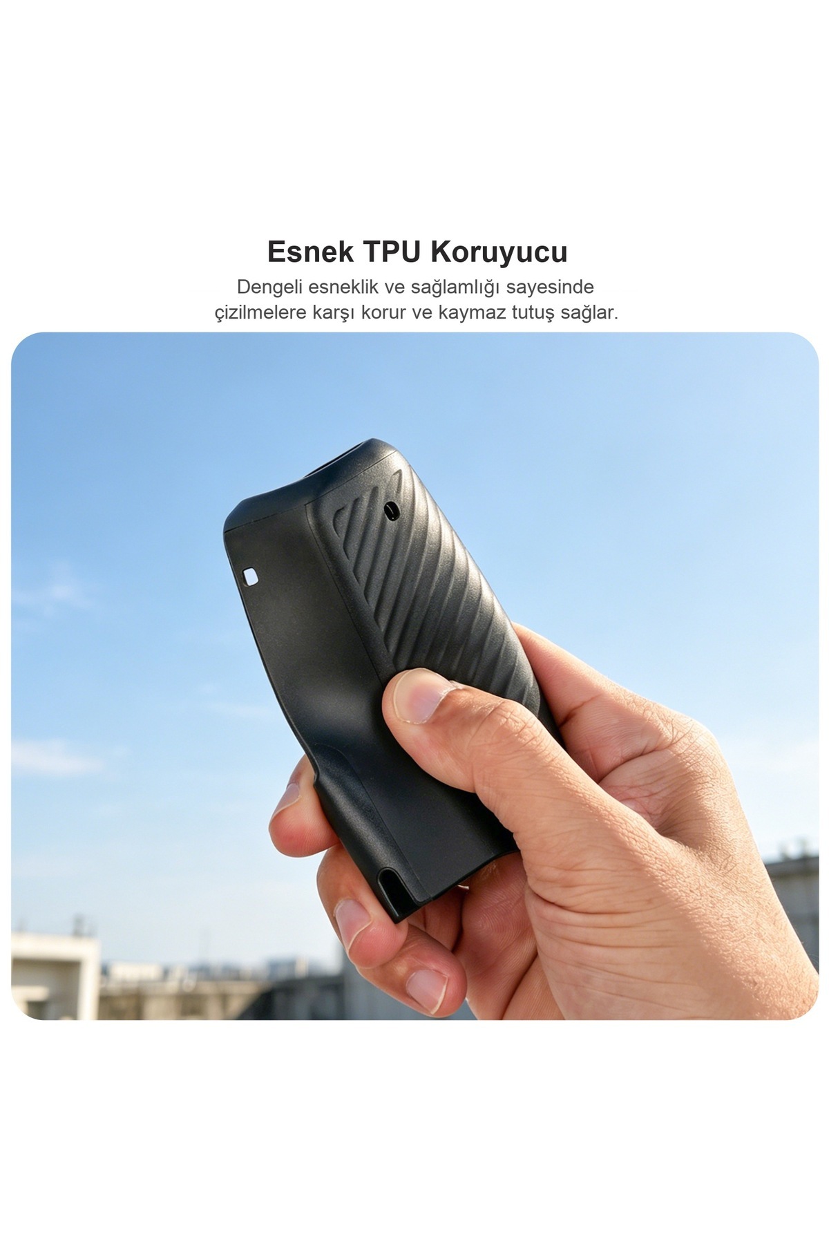 DJI Osmo Pocket 4P / Pocket 4 / Pocket 3 Uyumlu Silikon Koruma Kılıfı TPU Gövde Koruyucu - Görsel 3