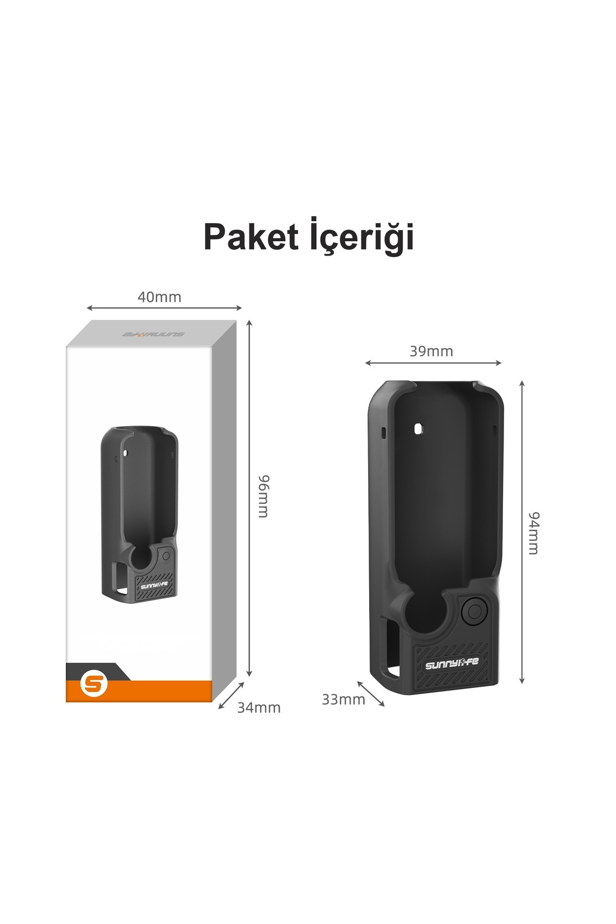 DJI Osmo Pocket 4P / Pocket 4 / Pocket 3 Uyumlu Silikon Koruma Kılıfı TPU Gövde Koruyucu - Görsel 7