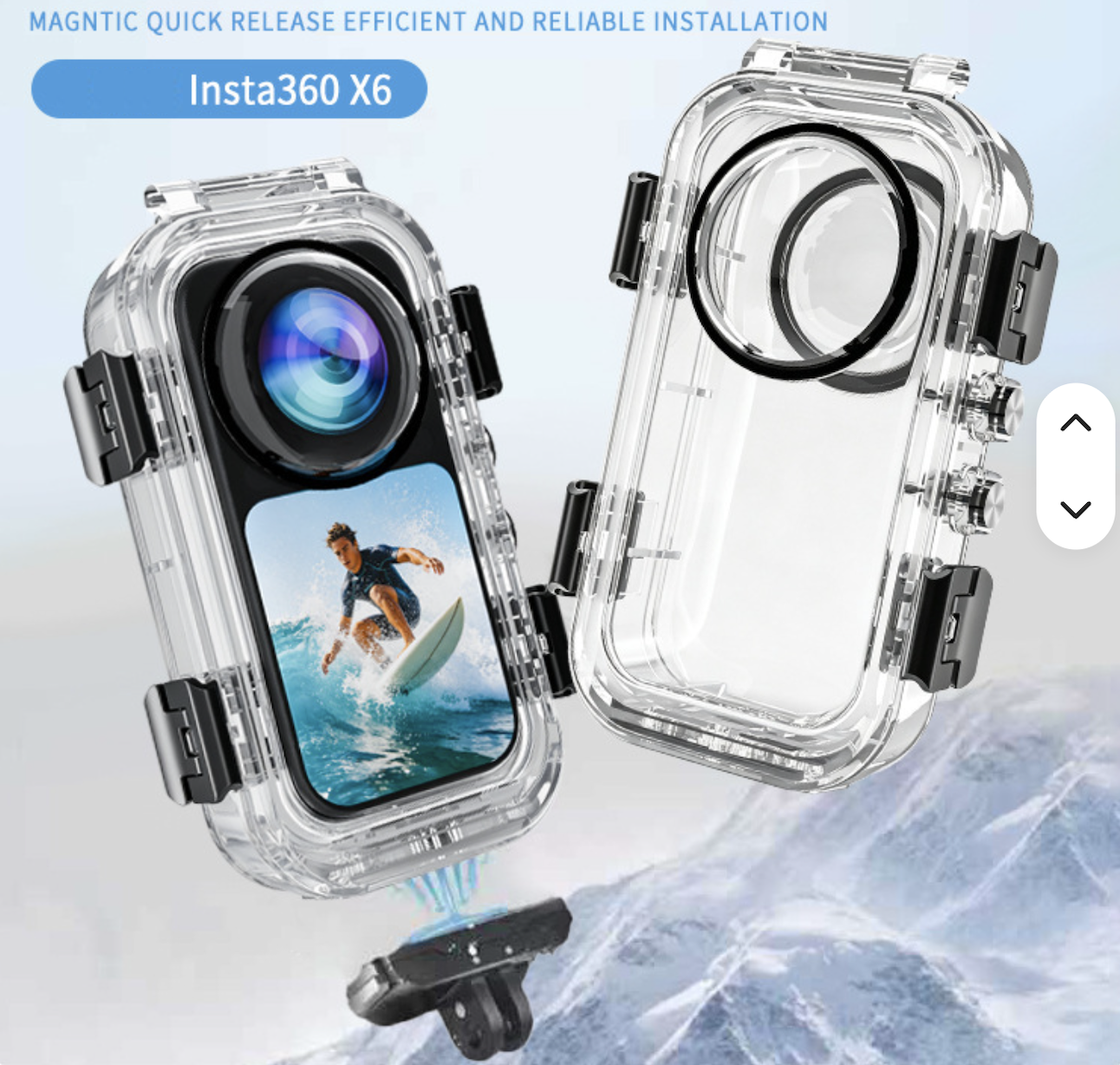 Insta360 X6 Görünmez Manyetik Dalış Kabı (60M)