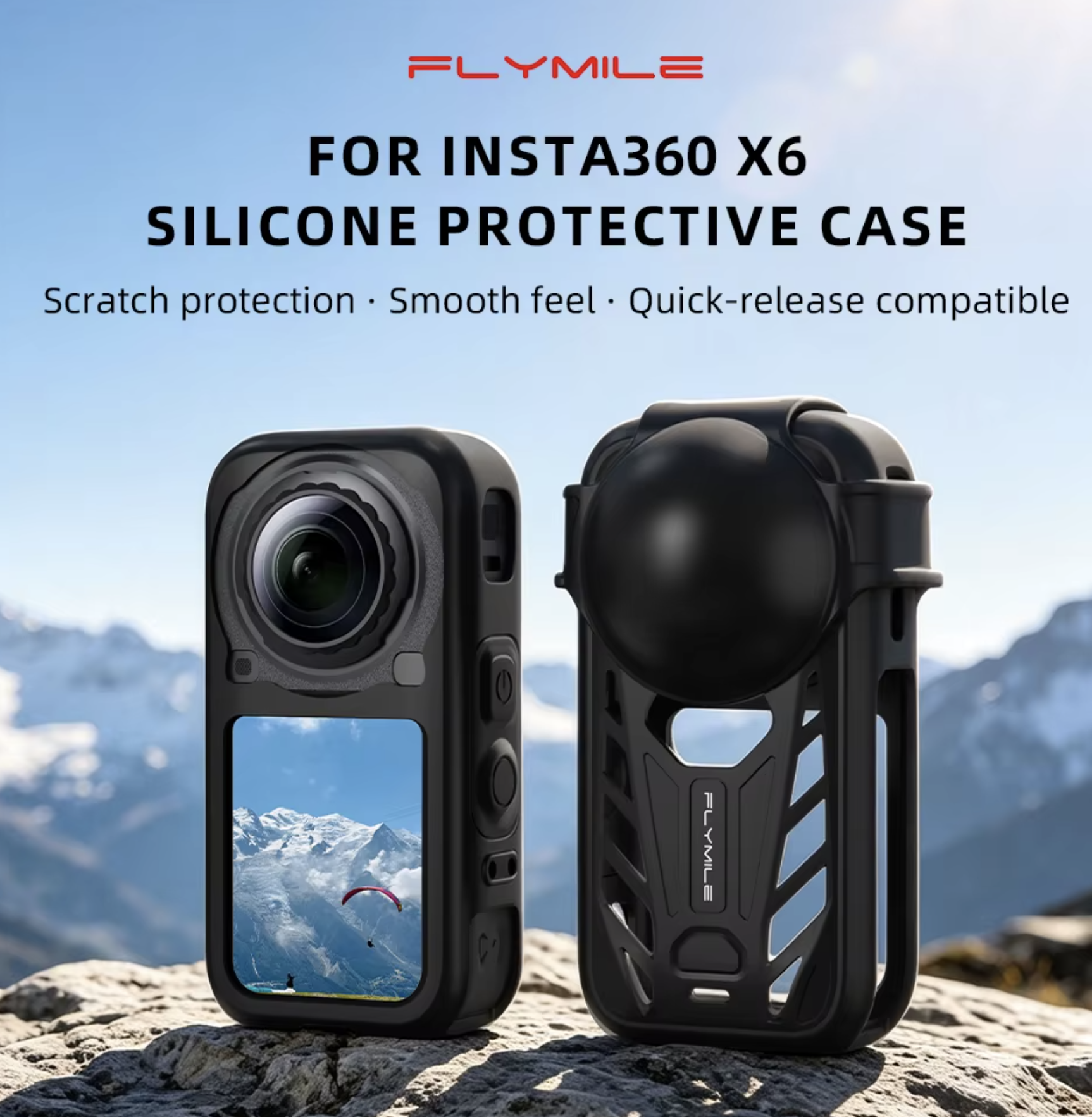 Insta360 X6 Silikon Koruma Kılıfı